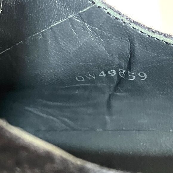 Stuart Weitzman Womens Leather and Flannel Lace Up Oxford Pumps Size 7 - Picture 9 of 10